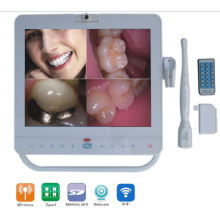 15inch White Monitor Intraoral Camera Dental com VGA + Video + HDMI + USB Port